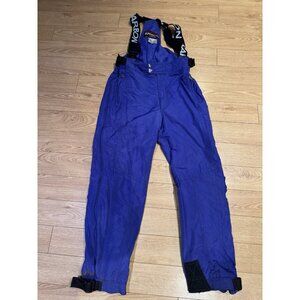 Karbon Women's Blue Adjustable Waist K7110 Suspender Ski Snow Pants - Size XXL